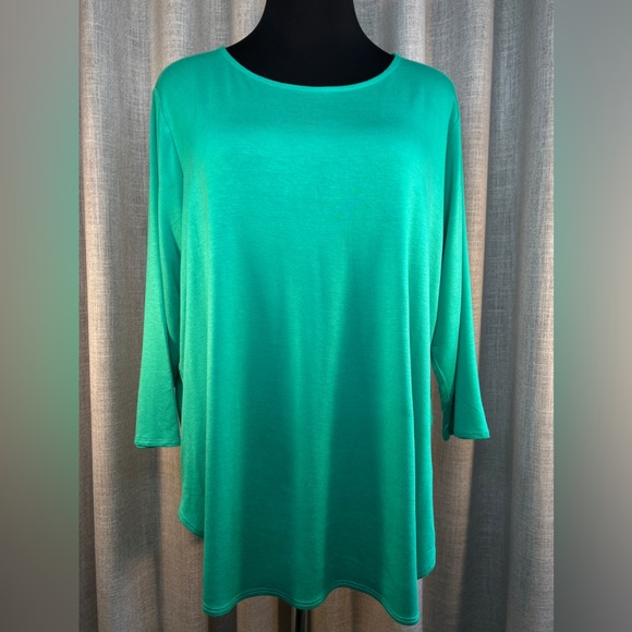 Philosophy Tops - 213. Philosophy Vivid Green Top NWT Size 1X